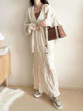 TOMOさん（レディース・154cm）の春コーディネート