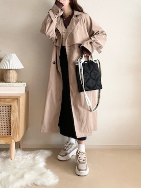 TOMOさん（レディース・154cm）の冬コーディネート