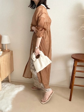 「shopnikoniko」｜TOMOさん（レディース・154cm）の夏コーディネート