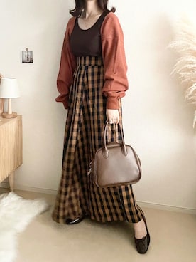 TOMOさん(レディース・154cm)の秋コーディネート