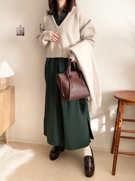 TOMOさん（レディース・154cm）の冬コーディネート