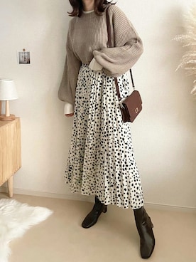 TOMOさん（レディース・154cm）の秋コーディネート