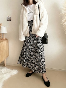 「A.P.C.」｜「アイテム（ブルゾン）」を使った、TOMOさん（レディース・154cm）の秋コーディネート