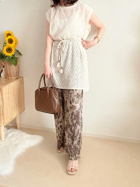 TOMOさん（レディース・154cm）の夏コーディネート