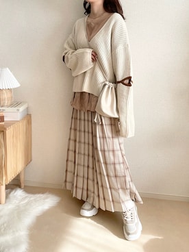 TOMOさん（レディース・154cm）の春コーディネート