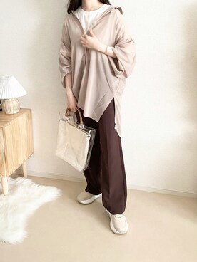 「GRL（グレイル）のアイテム（リング）」を使った、TOMOさん（レディース・154cm）の夏コーディネート