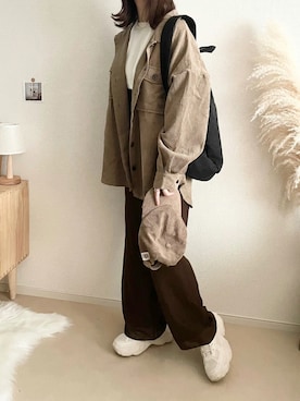 「Java（ジャバ）のアイテム」を使った、TOMOさん（レディース・154cm）の秋コーディネート