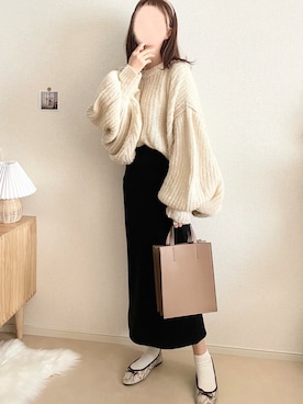 TOMOさん（レディース・154cm）の冬コーディネート