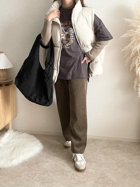 「ジャーマントレーナー」｜TOMOさん（レディース・154cm）の冬コーディネート