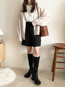 TOMOさん（レディース・154cm）の秋コーディネート