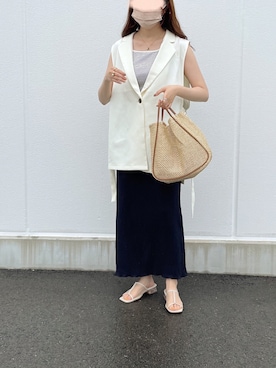 TOMOさん（レディース・154cm）の夏コーディネート