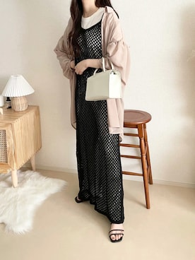 「coen by SIZU（コーエンバイシズ）のアイテム」を使った、TOMOさん（レディース・154cm）の夏コーディネート