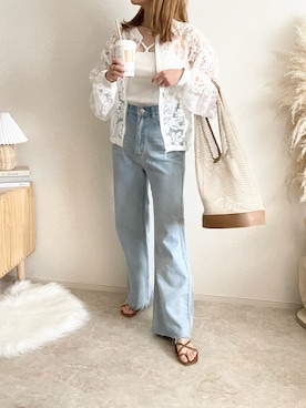 「classicalelf（クラシカルエルフ）のアイテム（ブルゾン）」を使った、TOMOさん（レディース・154cm）の春コーディネート