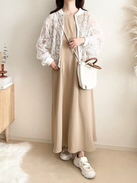 TOMOさん（レディース・154cm）の春コーディネート