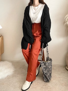 TOMOさん（レディース・154cm）の秋コーディネート