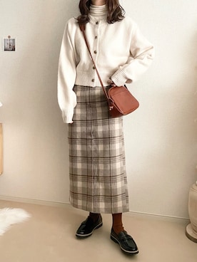 TOMOさん（レディース・154cm）の冬コーディネート