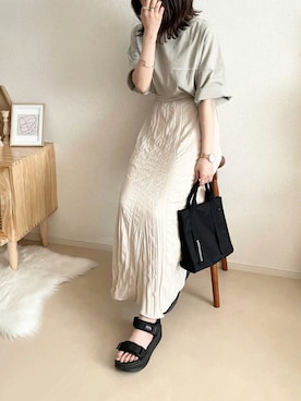 TOMOさん（レディース・154cm）の夏コーディネート