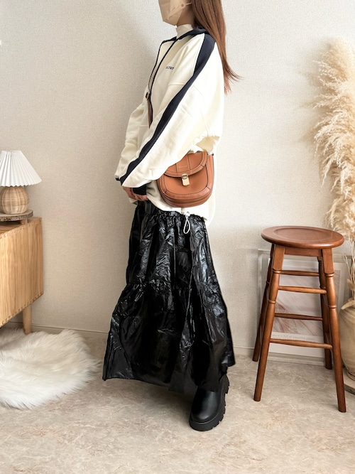 セール】【2色展開】メタリックティアードスカート（スカート