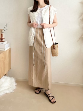 TOMOさん（レディース・154cm）の春コーディネート