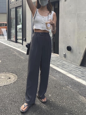 K A R E Nさん（レディース・167cm）の夏コーディネート