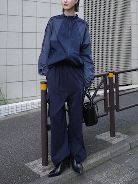 「アイテム（その他アウター）」を使った、K A R E Nさん（レディース・167cm）の秋コーディネート
