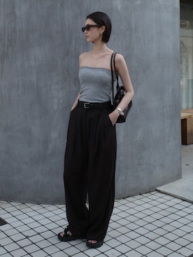 「アイテム（バッグ）」を使った、K A R E Nさん（レディース・167cm）の夏コーディネート