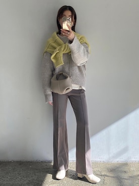 「Re:EDIT by KAREN（リエディバイカレン）のアイテム」を使った、K A R E Nさん（レディース・167cm）の冬コーディネート