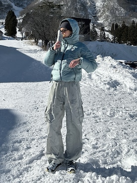 「mont-bell（モンベル）のアイテム」を使った、K A R E Nさん（レディース・167cm）の春コーディネート