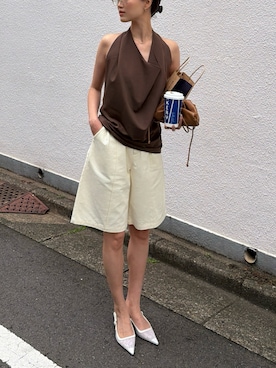 「Studio Doe（スタジオドー）のアイテム」を使った、K A R E Nさん（レディース・167cm）の夏コーディネート