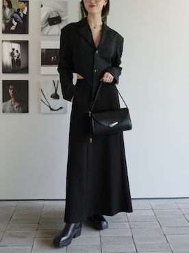 「アイテム（テーラードジャケット）」を使った、K A R E Nさん（レディース・167cm）の秋コーディネート