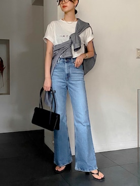 「JUEMI（ジュエミ）のアイテム（シューズ）」を使った、K A R E Nさん（レディース・167cm）の夏コーディネート