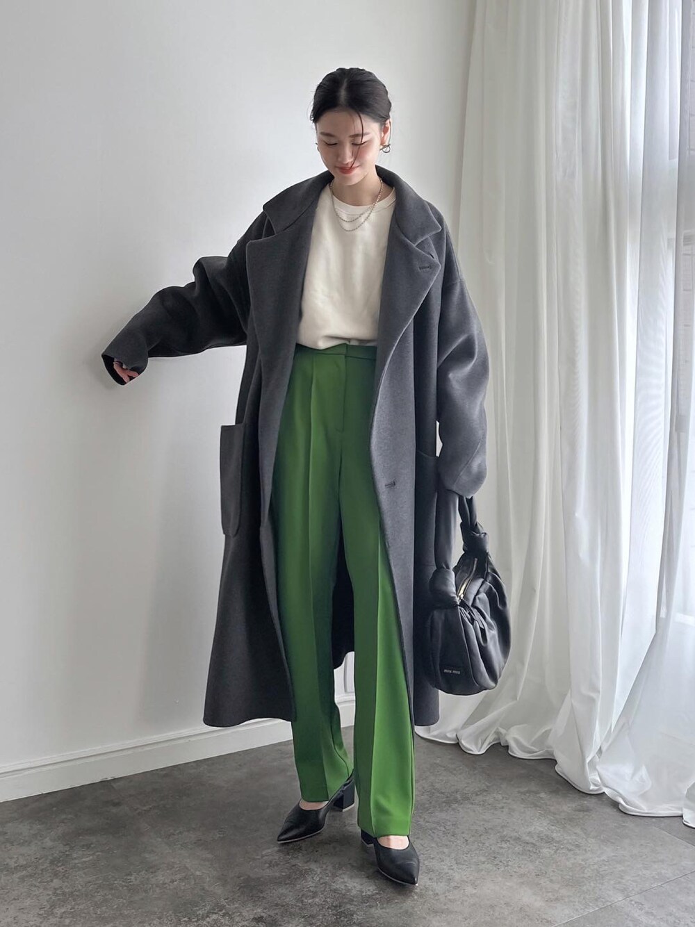 【極美品】08SIRCUS Double face rever coat 08sircus（ゼロエイトサーカス）の「Double face rever coat（その他