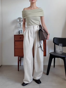 「select MOCA（セレクトモカ）のアイテム」を使った、K A R E Nさん（レディース・167cm）の春コーディネート