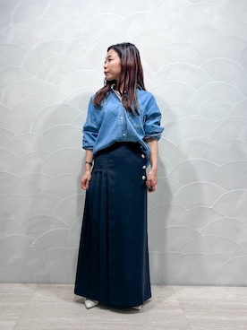 「Rouge vif（ルージュヴィフ）のアイテム（アクセサリー）」を使った、yuguさん（骨格ウェーブ・レディース・149cm）の冬コーディネート