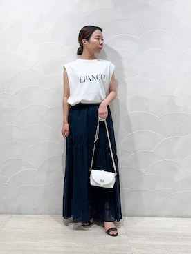 「PICHE ABAHOUSE（ピシェ アバハウス）のアイテム」を使った、yuguさん（骨格ウェーブ・レディース・149cm）の夏コーディネート