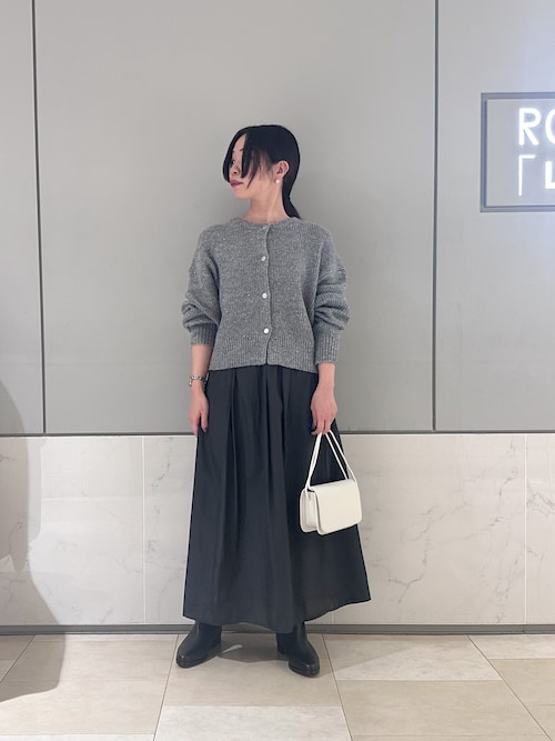 セール】グロスデシンゴムギャザースカート（スカート）｜Rouge vif  