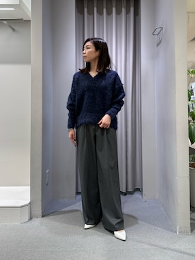 「Rougevif」｜「アイテム（パンツ）」を使った、yuguさん（レディース・149cm）の冬コーディネート