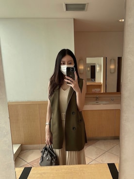 「RESEXXY」｜「アイテム（その他）」を使った、RUIさん（レディース・165cm）の秋コーディネート