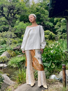「CELINE（セリーヌ）のアイテム」を使った、awoi.hさん（レディース・164cm）の夏コーディネート