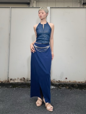 「アイテム（チャーム）」を使った、awoi.hさん（レディース・164cm）の夏コーディネート