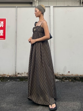 「OSOI（オソイ）のアイテム」を使った、awoi.hさん（レディース・164cm）の夏コーディネート
