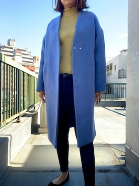 「mysty woman（ミスティウーマン）のアイテム（その他アウター）」を使った、erieriさん（レディース・168cm）の秋コーディネート