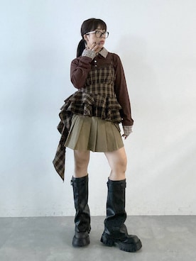 「アイテム（チュニック）」を使った、Ｍ Ｏ Ｅ Ｋ Ｏさん（レディース・150cm）の夏コーディネート