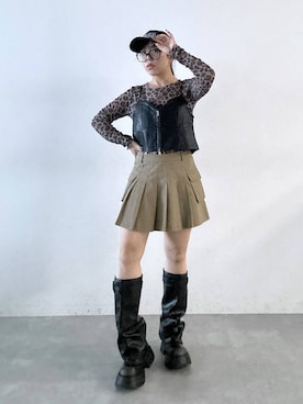 「アイテム（その他トップス）」を使った、Ｍ Ｏ Ｅ Ｋ Ｏさん（レディース・150cm）の夏コーディネート