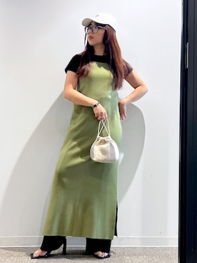 「GOOD ROCK SPEED（グッドロックスピード）のアイテム（帽子）」を使った、Ｍ Ｏ Ｅ Ｋ Ｏさん（レディース・150cm）の夏コーディネート