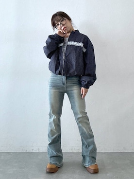 「アイテム（ブルゾン）」を使った、Ｍ Ｏ Ｅ Ｋ Ｏさん（レディース・150cm）の夏コーディネート