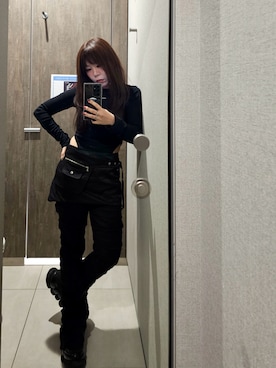 「CRANK（クランク）のアイテム」を使った、Ｍ Ｏ Ｅ Ｋ Ｏさん（レディース・150cm）の冬コーディネート