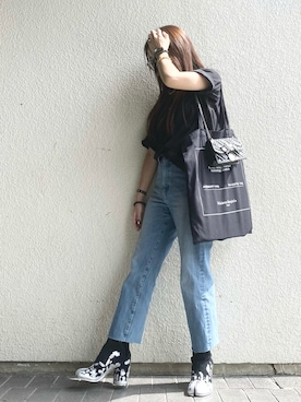 「JIMMY CHOO（ジミーチュウ）のアイテム」を使った、Ｍ Ｏ Ｅ Ｋ Ｏさん（レディース・150cm）の秋コーディネート