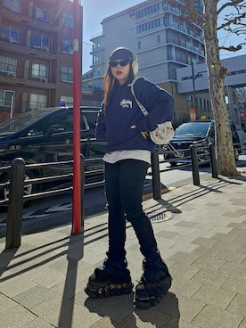 「grounds（グラウンズ）のアイテム」を使った、Ｍ Ｏ Ｅ Ｋ Ｏさん（レディース・150cm）の冬コーディネート