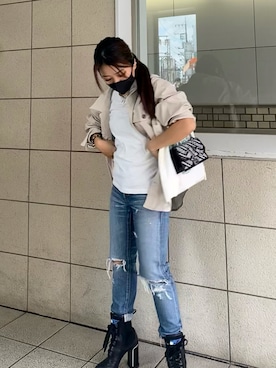 「PRADA（プラダ）のアイテム」を使った、Ｍ Ｏ Ｅ Ｋ Ｏさん（レディース・150cm）の秋コーディネート